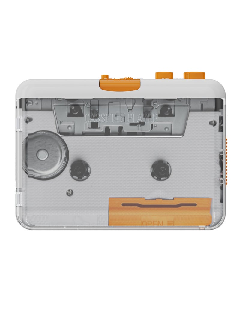 Portable Tape Player USB Cassettes Recorder Cassette to MP3 / CD Converter via USB Compatible with Laptops and Personal Computers with 3.5mm Headphone Port Stereo Sound Effect - Image 1