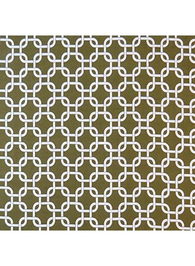 SHEETWORLD.COM SheetWorld 100% Cotton Percale Extra Deep Fitted Portable Mini Crib Sheet 24 x 38 x 5.5, Sage Links, Made in USA - Image 2