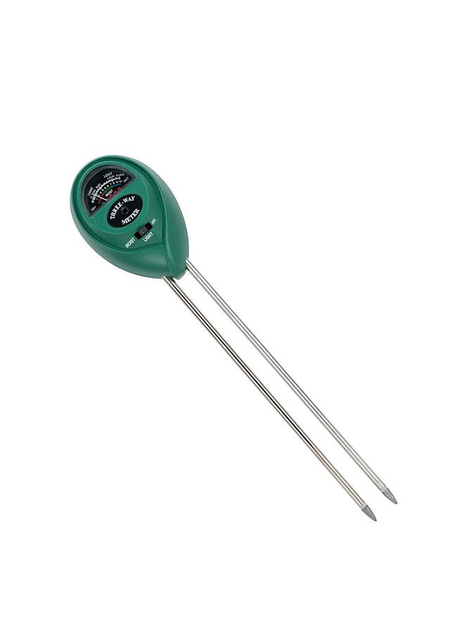 Generic Soil PH Meter 3-in-1 Soil Test Kit for Moisture Light PH for Home Garden Lawn Farm Indoor Outdoor  - Image 1