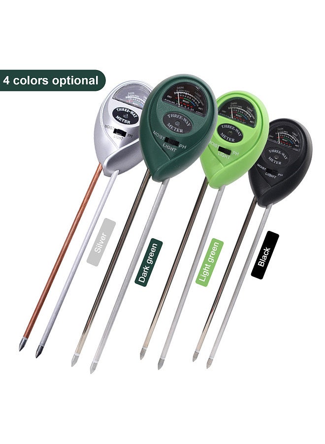 Generic Soil PH Meter 3-in-1 Soil Test Kit for Moisture Light PH for Home Garden Lawn Farm Indoor Outdoor  - Image 4