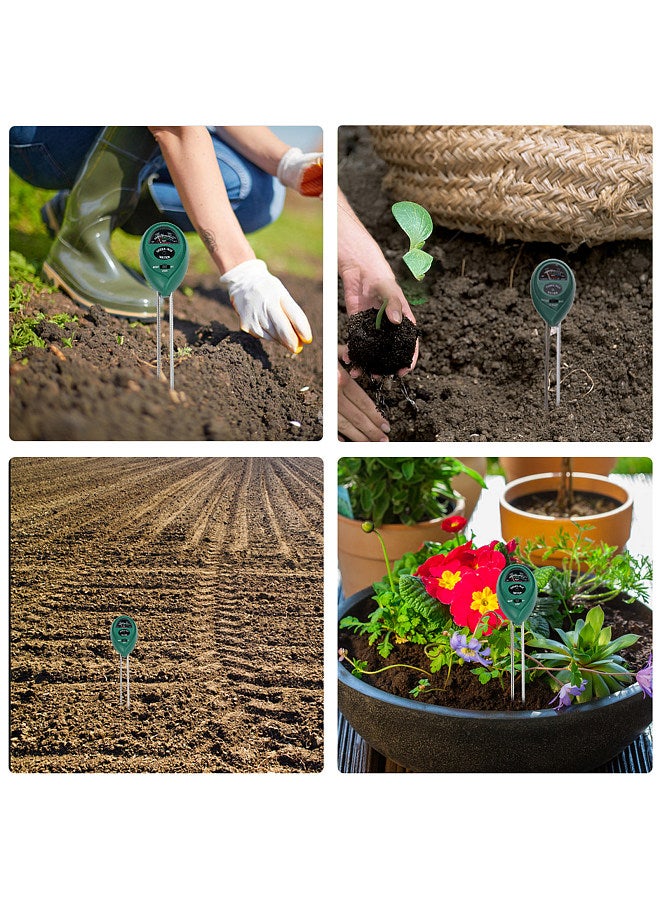 Generic Soil PH Meter 3-in-1 Soil Test Kit for Moisture Light PH for Home Garden Lawn Farm Indoor Outdoor  - Image 3