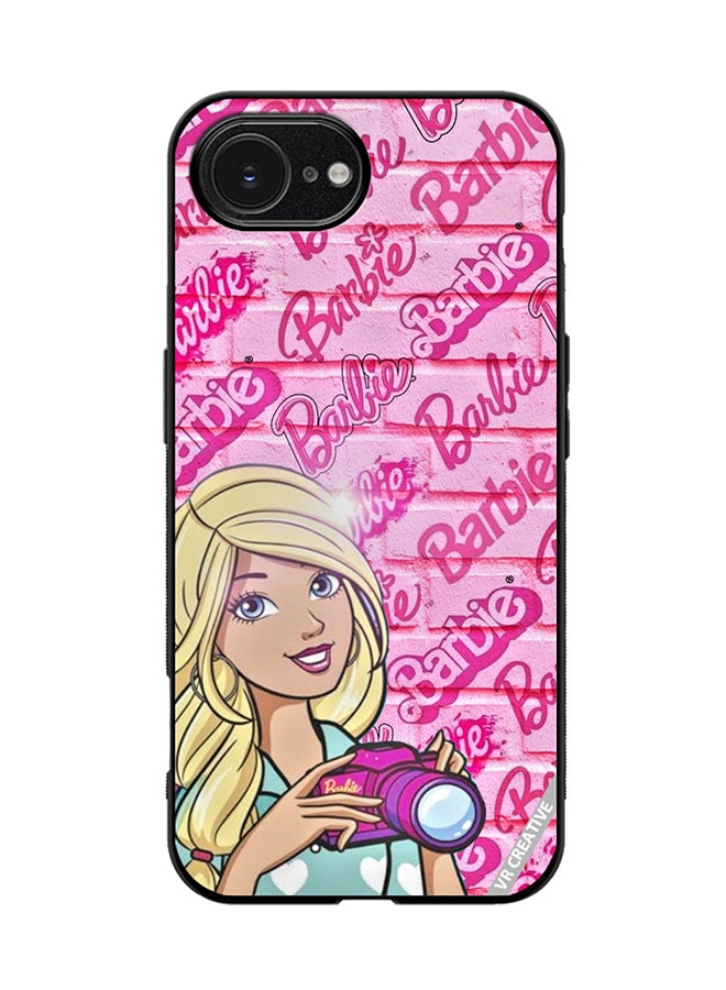 Protective Case Cover For Apple iPhone 16e Photoholic Barbie Design Multicolour