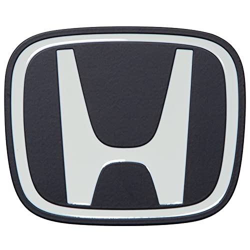 Plasticolor 002293R01 Honda Hitch Cover White Logo on Black Background - Image 4