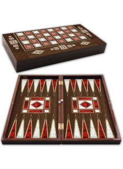 Güneş Avm Alsepeteavm Polyester Mother of Pearl Backgammon Small Size  - Image 2