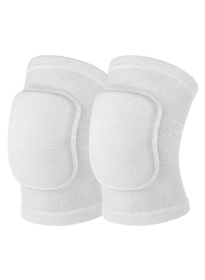 WLLHYF Pair of Elbow Pads with Thicken Sponge Padding Breathable Elbow Wraps Arm Brace Support Fitness Tendonitis Support Strap for Kids Child Girls Boys Teens Men and Women - Image 1