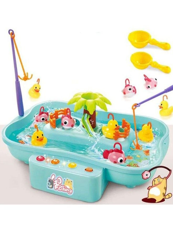 Sharpdo Kids Electric Rotating Magnetic Fish Catching Toy 34.5x7.3x23cm - Image 1