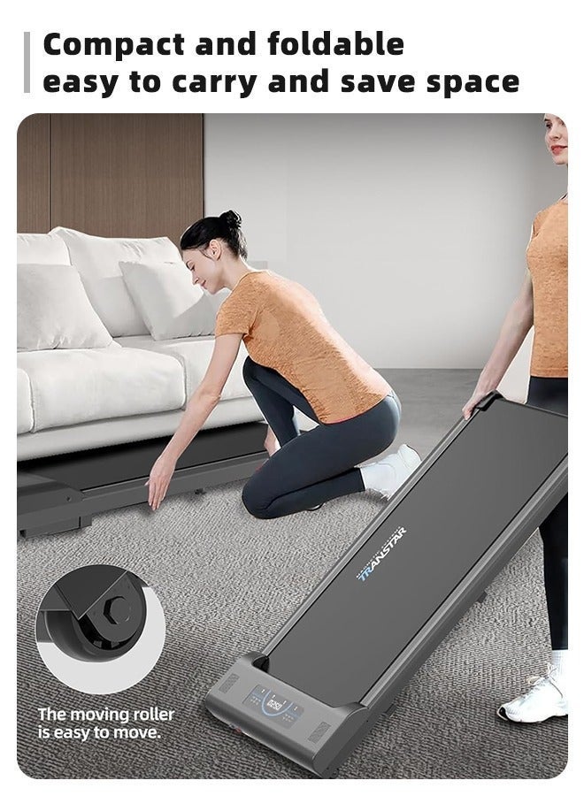 RUIYADA Electric Treadmill，Universal Treadmill，Under Desk Treadmill 2 in 1 Walking Machine Portable Folding Electric Motorized Walking and Jogging Machine with Remote Control for Home and Office Workout - Image 5