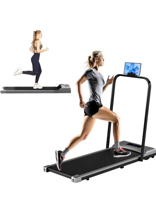 RUIYADA Electric Treadmill，Universal Treadmill，Under Desk Treadmill 2 in 1 Walking Machine Portable Folding Electric Motorized Walking and Jogging Machine with Remote Control for Home and Office Workout - Image 1