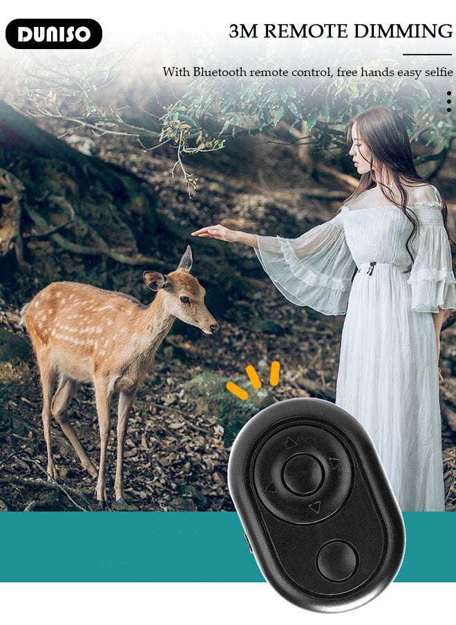 DUNISO - Selfie Ring Light with Extendable Floor Tripod and Phone Holder, Dimmable LED Beauty Camera Ring light with 360 Degrees Shooting Arm for Makeup, Photo Selfie, Video Recording, Live Streaming - Image 1