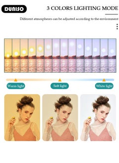 DUNISO Selfie Ring Light with Extendable Floor Tripod and Phone Holder, Dimmable LED Beauty Camera Ring light with 360 Degrees Shooting Arm for Makeup, Photo Selfie, Video Recording, Live Streaming  - Image 3