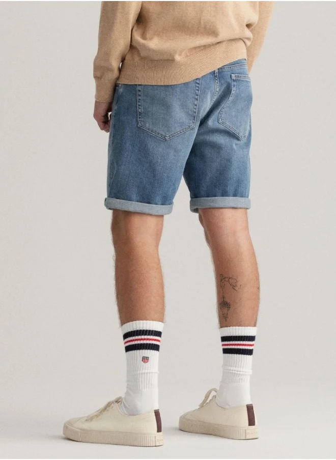 غانت Gant Arley Regular Fit Jean Shorts