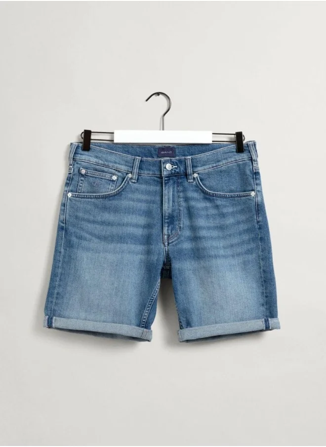 غانت Gant Arley Regular Fit Jean Shorts