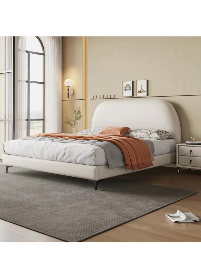 Wooden Twist Wooden Twist Attractive Modernize Velvet Upholstery Bed for Luxury Bedroom (Queen Size)  - Image 1