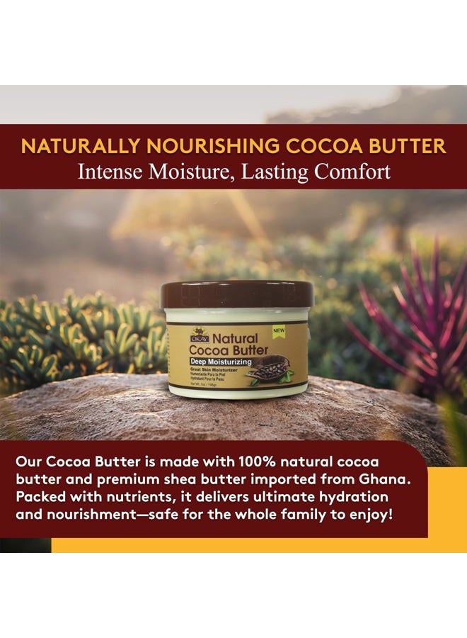 OKAY 100% NATURAL COCOA BUTTER SMOOTH 7oz/198gr - Image 5