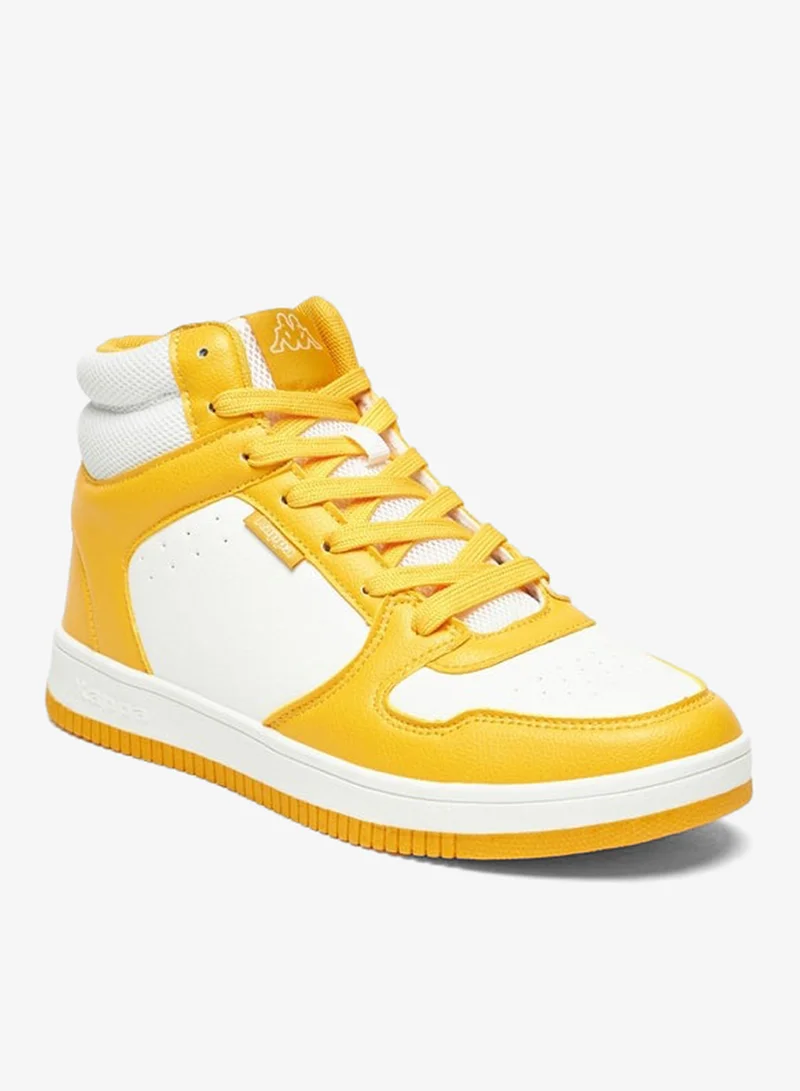 Kappa Women's Colourblock High-Top Sneakers with Lace-Up Closure