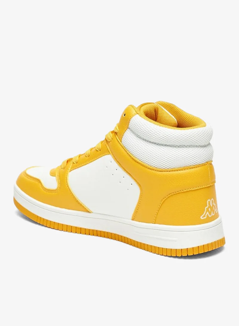 Kappa Women's Colourblock High-Top Sneakers with Lace-Up Closure
