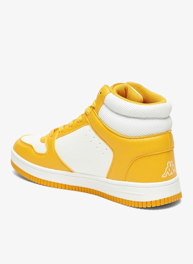 كابا سنيكرز نسائي عالي بألوان متداخلة مع إغلاق برباط - Image 2