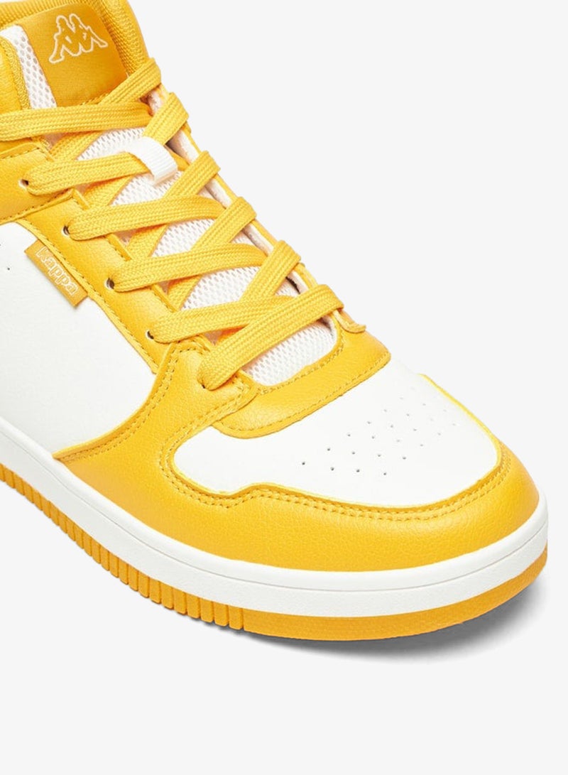 كابا سنيكرز نسائي عالي بألوان متداخلة مع إغلاق برباط - Image 4