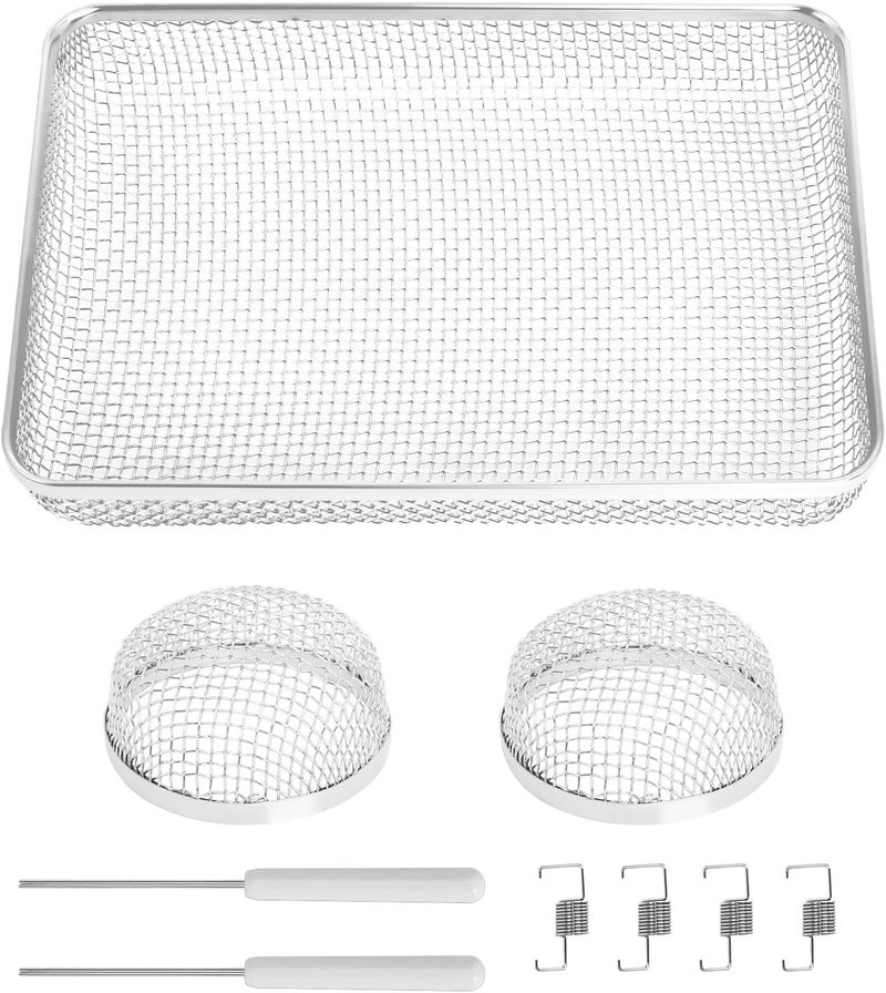 Wadoy RV Furnace Vent Screen, Flying Insect Screen, 3-Pack Stainless Steel Mesh RV Bug Screens for Vents with Installation Tool - Image 1