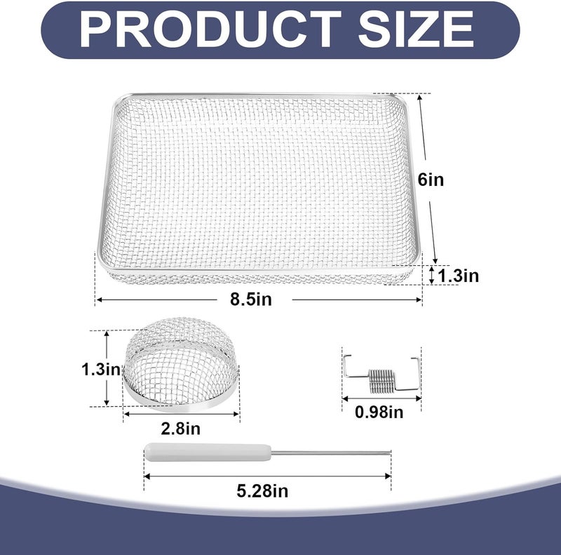 Wadoy RV Furnace Vent Screen, Flying Insect Screen, 3-Pack Stainless Steel Mesh RV Bug Screens for Vents with Installation Tool - Image 2