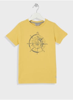 Wheat Teen Compass T-Shirt  - Image 1
