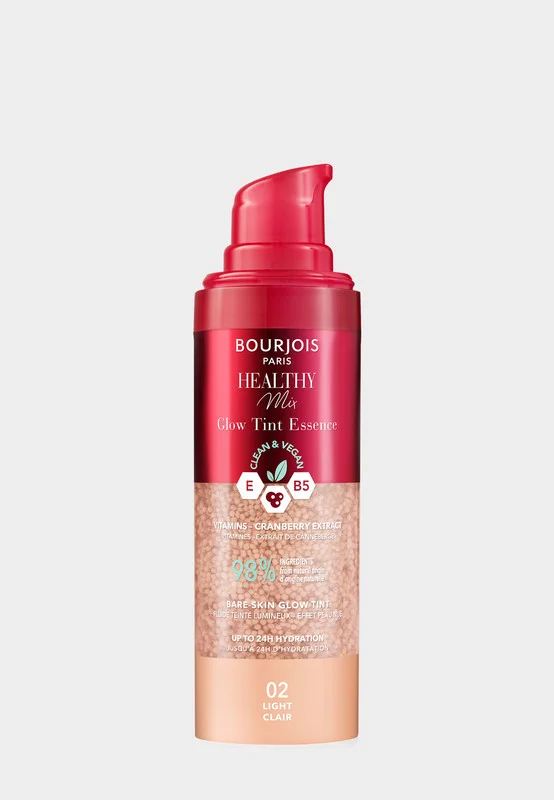 بورجوا باريس Healthy Mix Glow Tint Essence - 02 - Light, 30ml