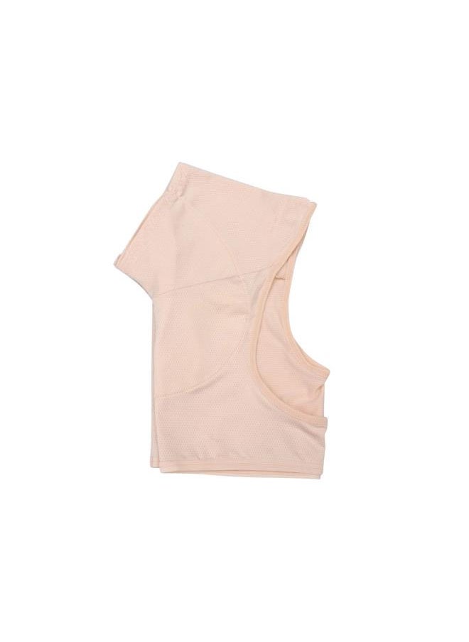 WYBOT - Sweat Guard Underwear Vest Underarm Sweat Shield Washable Sweat Pad Sweat-Absorbing Mat for Women Yellow Size M - Image 1