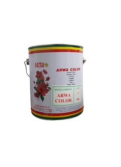 Arwa Arwa Color Wood Varnish for Furniture Wooden Hardware (1 US Gallon MEDIUM OAK 507)  - Image 1