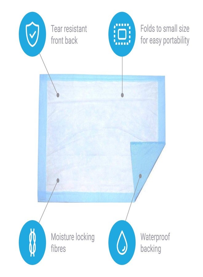 BrightCare Large Disposable Incontinence Bed Pad 23 x 36 in. (20 Count) - High Absorbency Bed and Chair Underpad Protection for Adult, Child, or Pets - Waterproof Chux by BrightCare - Image 2