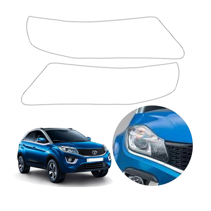 10H2 Self Adhesive Car Headlight Tempered Glass | Headlight Protector | Scratch Resistant | DIY | UV Protection | Weather-Resistant | Gloss Finish |Compatible with Tata New/Old Car (Nexon 1st Gen) - Image 4