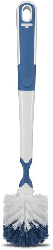 Unger 16 Flexible Glass and Bottle Scrub Brush ExtraLong NonScratch Cleaning Scrubber for Water Bottles Travel and Coffee Mugs Pitchers Vases Decanters Glassware - Image 1