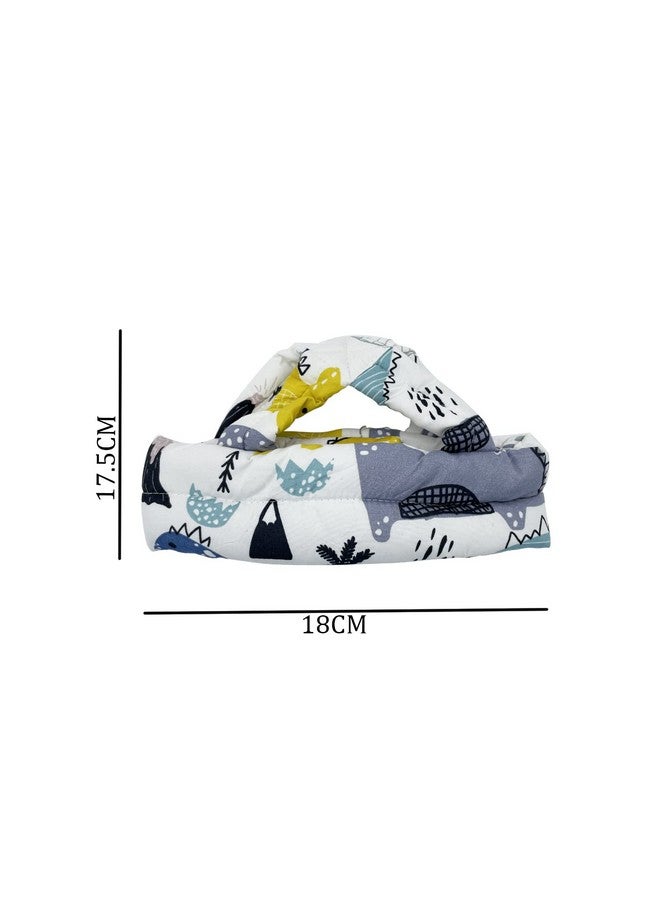 Syga Baby Helmet Toddler Head Protector Upgrade Infant Safety Helmet Hat Breathable Head Drop Protection For Boys Girls Learn To Walk Crawling Adjustable Headguard Protective Products White Dolphin - Image 2