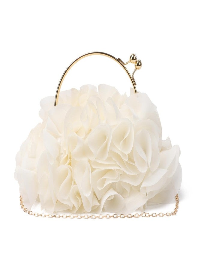 LUI SUI Floral Clutch Purses for Women Flower Evening Bag Wedding Purse Party Prom Handbags - Image 1