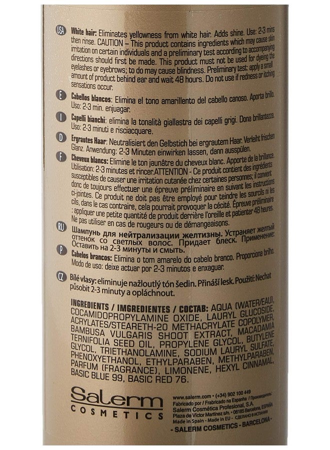 Salerm Shampoo For White Hair 16.8 Ounce - Image 4