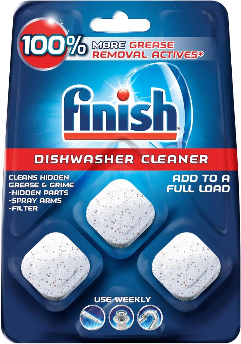 In-Wash Dishwasher Cleaner: Clean Hidden Grease and Grime, 3 ct (Packaging May Vary) - Image 1