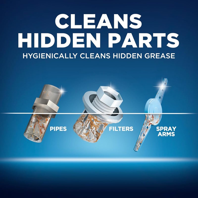In-Wash Dishwasher Cleaner: Clean Hidden Grease and Grime, 3 ct (Packaging May Vary) - Image 2