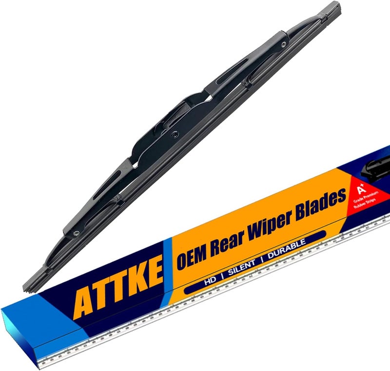 ATTKE Rear Wiper Blade for Honda CR-V 2012-2016 GMC Yukon 2015-2020/Ford Explorer 2006-2010 OEM Genuine Style (13" Rear Wiper Blade) - Image 1