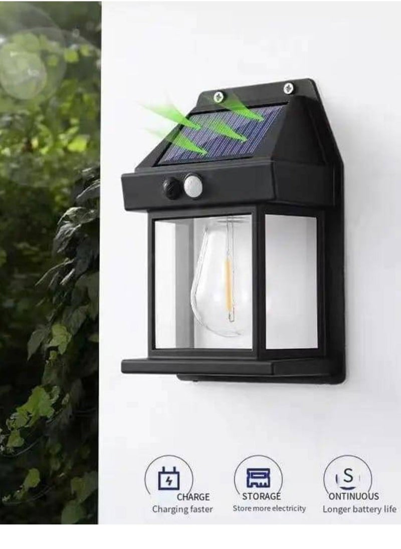 JAJEEK "NEW Solar Sensor Wall Light – Dual Bulb Outdoor Lighting for Enhanced Security & Illumination" - Image 2