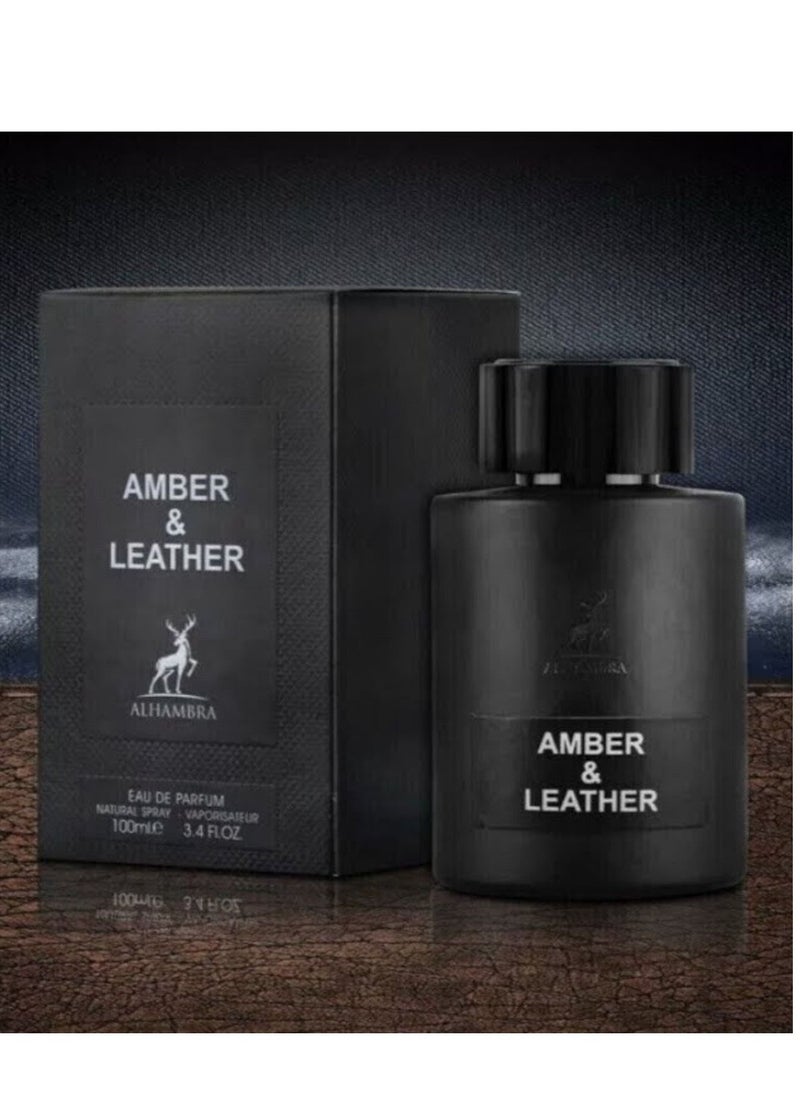 MAISON ALHAMBRA - Amber Leather Eau De Parfum100 ml - Image 1
