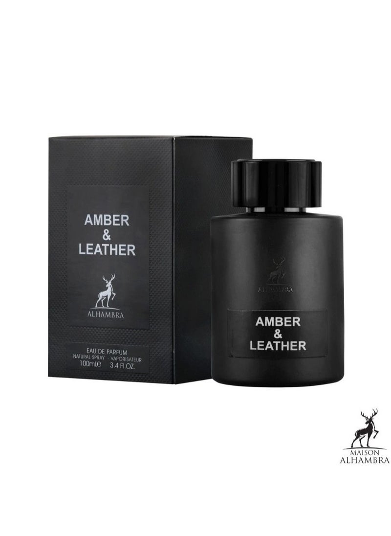 MAISON ALHAMBRA - Amber Leather Eau De Parfum100 ml - Image 1