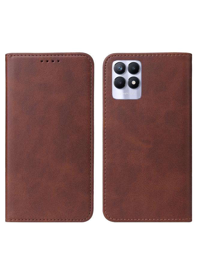 S-TOP Case For Realme 8i Magnetic Closure Leather Phone Case - Image 2