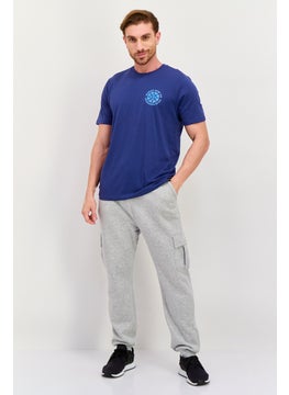 Hurley Men Sportswear Fit Short Sleeves Outdoor T-Shirt, Blue  - Image 2
