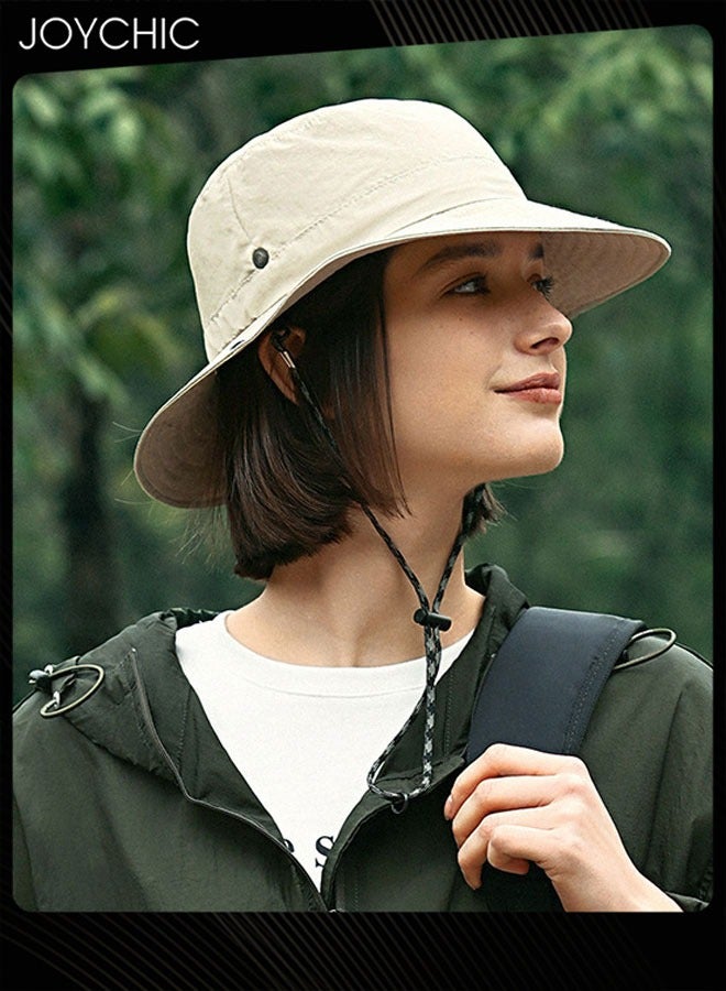 Joychic Fisherman's Hat Spring and Summer Women and Men Outdoor Fishing Shade Anti-UV Sunscreen Hat Breathable and Water-Repellent for Camping Climbing - Image 2