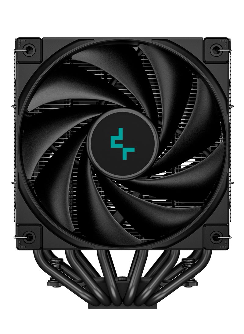 DEEPCOOL DEEPCOOL AK620 DIGITAL Cooler, ARGB, COOL, QUIET, AND POWERFUL,crystal-clear digital screen, high temperature warning, AK620 high-performance CPU cooler, premium quality materials, six advanced copper heat pipes, pure copper coldplate, ual-tower heat sink, two silent FDB fans  - Image 5