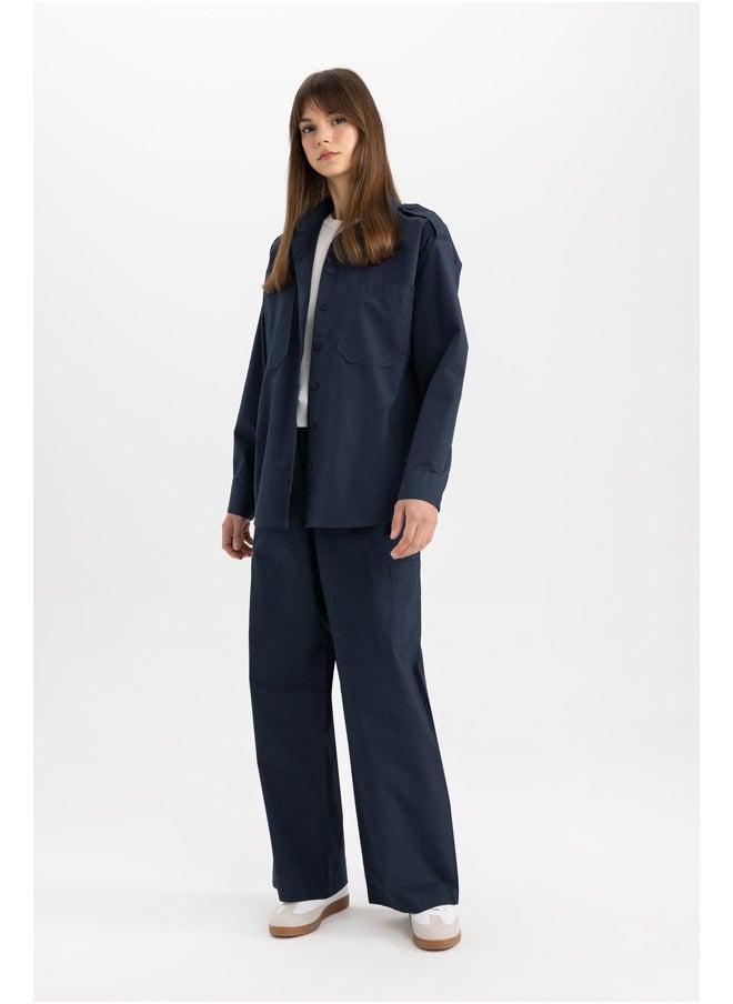 DeFacto Woman Relax Fit Woven Long Sleeve Tunic  - Image 5