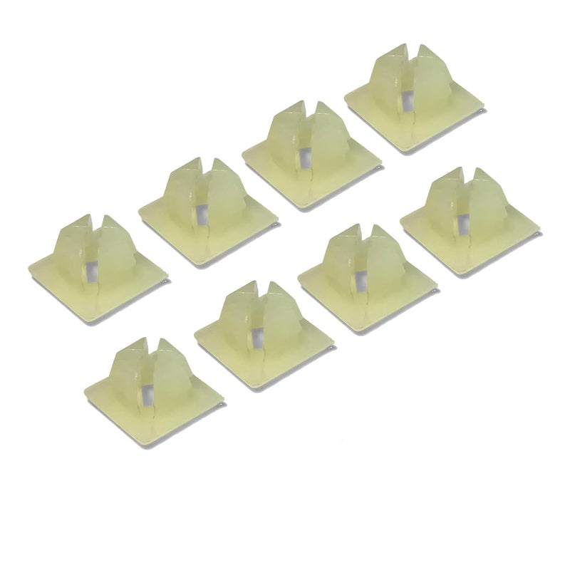 OttoSpeed License Plate Screw Inserts – Set of 8 Nylon Retaining Nuts for License Plate Screws - Front and Back License Plate Nut Bracket Clip Fasteners for Cars, Trucks, SUVs, Motorcycles (Screw Retainers) - Image 1