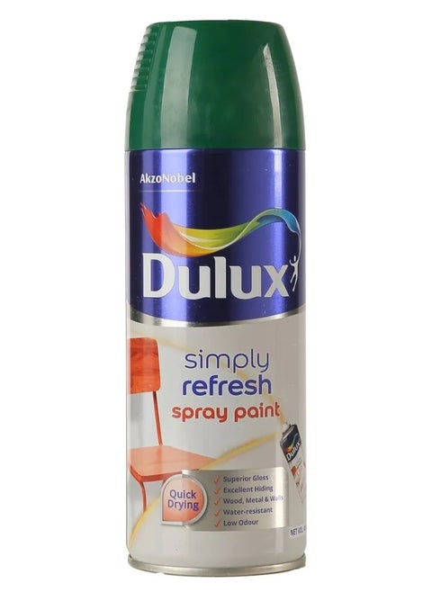 Dulux Simply Refresh Spray Paint (400 ml, Gloss Dark Green)