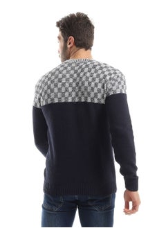 Caesar Wool Mens Pullover With Multi Design  - Image 4
