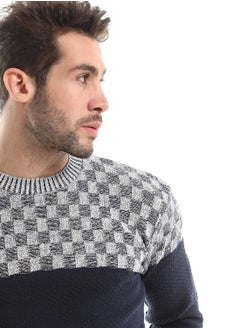 Caesar Wool Mens Pullover With Multi Design  - Image 3