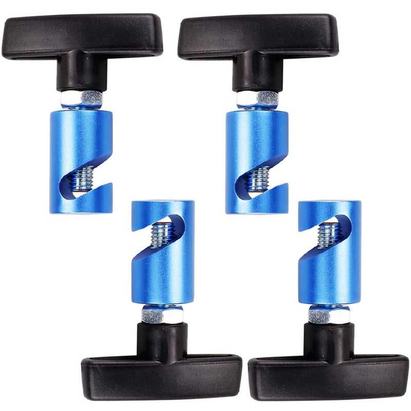 JoyTube Lift Support Clamp Hood Strut Fixing Clamps Stay Holder for Tailgates and Trunks with up to Dia38 10mm BluePack of 4 - Image 2